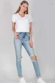 Special A Full Size Run Destroyed Skinny Jeans with Pockets